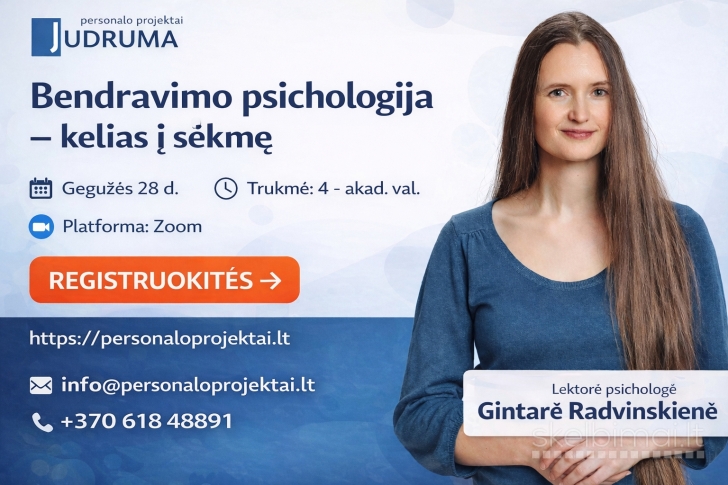 Bendravimo psichologija – kelias į sėkmę