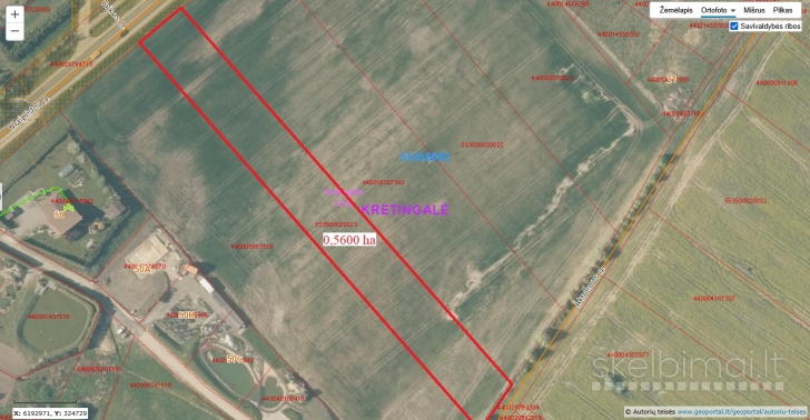 Parduodamas labai pigiai geroje vietoje 56,00 a žemės sklypas