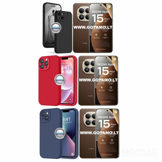 1108 B-Soft Plus nugarėlės Xiaomi Redmi Note 15 Pro Plus 5G / Poco M8 Pro 5G