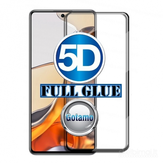 1109 5D Full Glue apsauginis grūdintas stiklas Nokia 8.3 5G