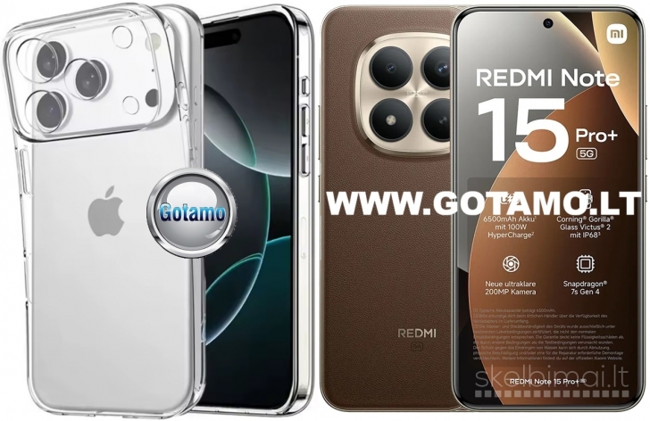 1113 C-Clear Plus nugarėlė Xiaomi Redmi Note 15 Pro Plus 5G / Poco M8 Pro 5G