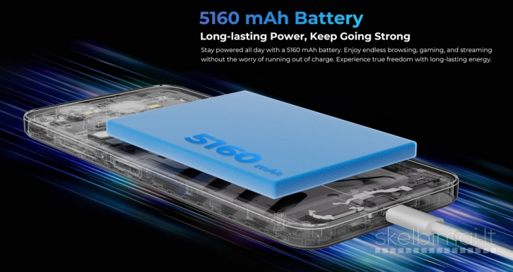 Naujas Išmanusis Telefonas HOTWAV Note 15 Pro 128GB/12GB, Galinga Baterija