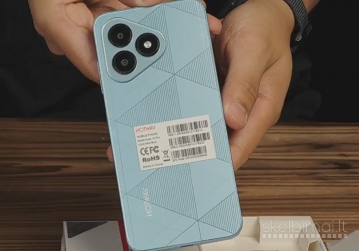 Naujas Išmanusis Telefonas HOTWAV Note 15 Pro 128GB/12GB, Galinga Baterija