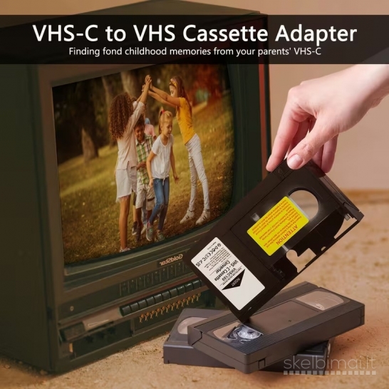 Motorizuotas Vhs-c į Vhs kasetės adapteris