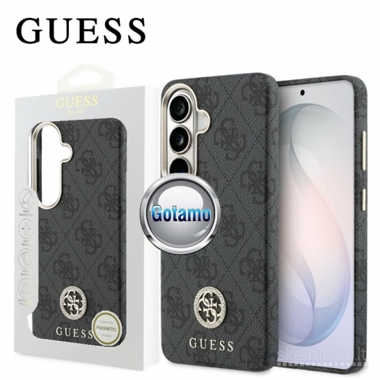 1118 Dėklas nugarėlė GUESS Style1 su MagSafe – Samsung Galaxy S26