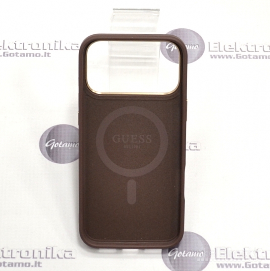 1120 Dėklas nugarėlė GUESS Style12 su MagSafe – Apple iPhone 17 Pro Max
