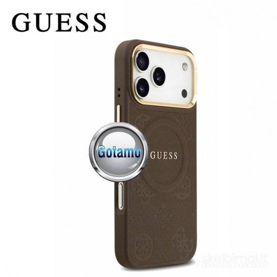 1120 Dėklas nugarėlė GUESS Style12 su MagSafe – Apple iPhone 17 Pro Max