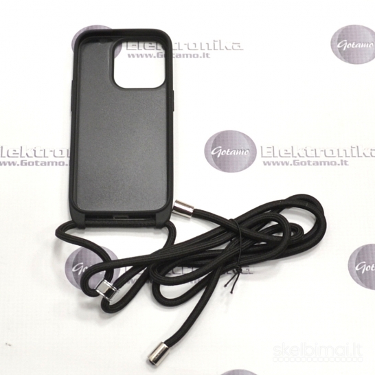 1127 Dėklas Karl Lagerfeld Style4 Saffiano Crossbody – Apple iPhone 15 Pro