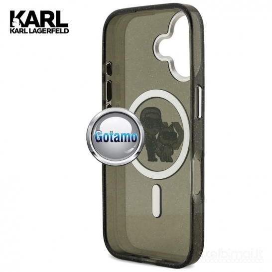 1129 Karl Lagerfeld Style6 Choupette MagSafe dėklas Apple iPhone 17