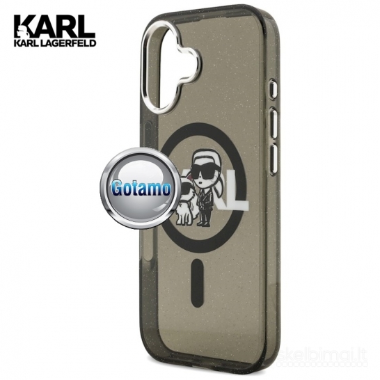 1129 Karl Lagerfeld Style6 Choupette MagSafe dėklas Apple iPhone 17