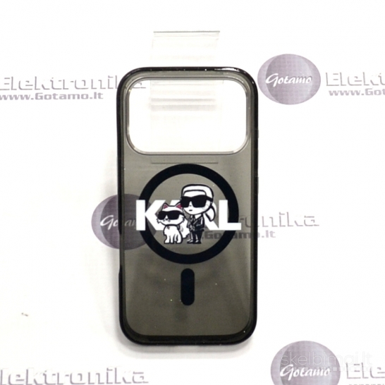 1130 Dėklas nugarėlė Karl Lagerfeld Style6 su MagSafe – Apple iPhone 17 Pro