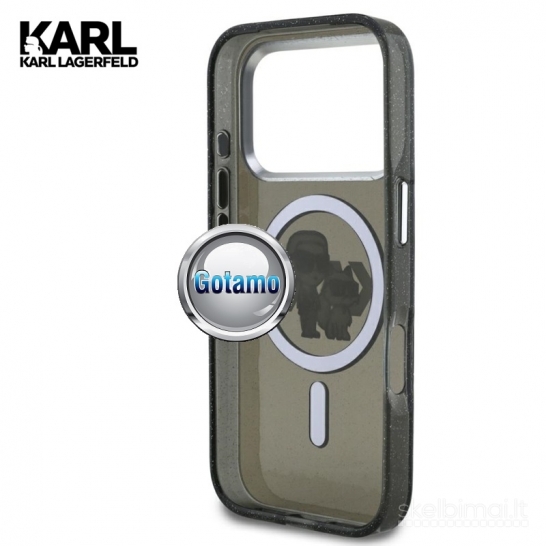 1130 Dėklas nugarėlė Karl Lagerfeld Style6 su MagSafe – Apple iPhone 17 Pro
