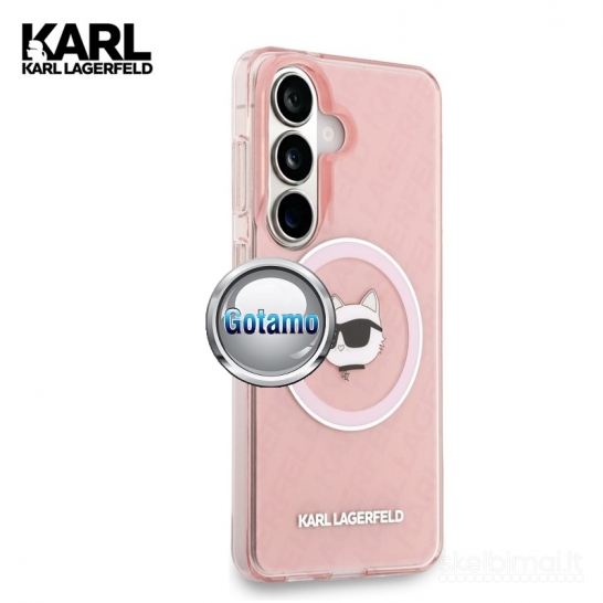 1136 Dėklas nugarėlė Karl Lagerfeld Style12 su MagSafe – Samsung Galaxy S26 Plus