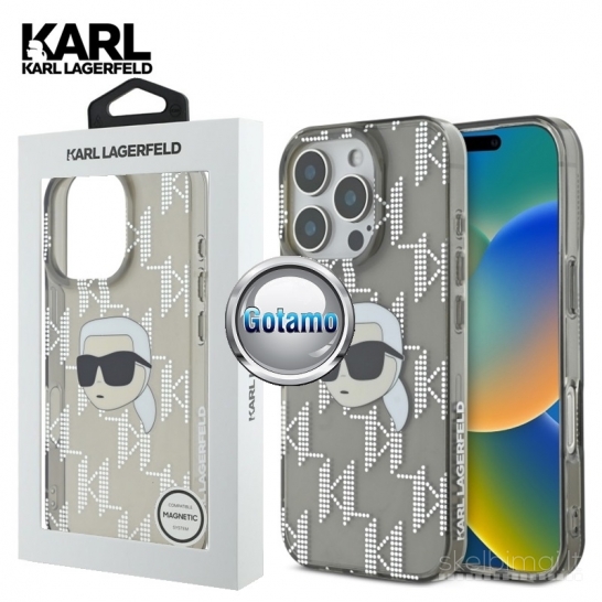 1137 Dėklas nugarėlė Karl Lagerfeld Style13 – Apple iPhone 16 Pro