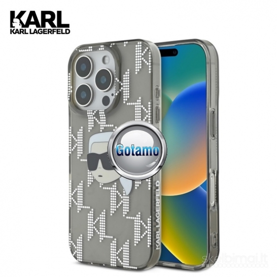 1137 Dėklas nugarėlė Karl Lagerfeld Style13 – Apple iPhone 16 Pro