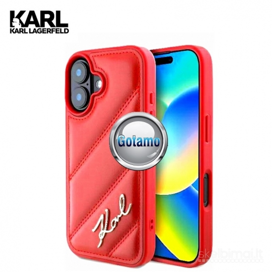 1138 Dėklas nugarėlė Karl Lagerfeld Style14 – Apple iPhone 16