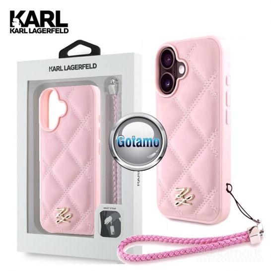 1139 Dėklas nugarėlė Karl Lagerfeld Style15 su virvele – Apple iPhone 16