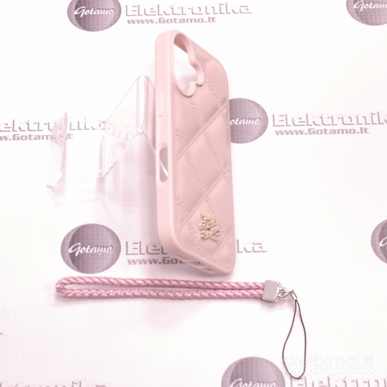 1139 Dėklas nugarėlė Karl Lagerfeld Style15 su virvele – Apple iPhone 16