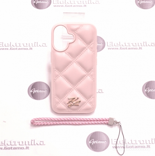 1139 Dėklas nugarėlė Karl Lagerfeld Style15 su virvele – Apple iPhone 16