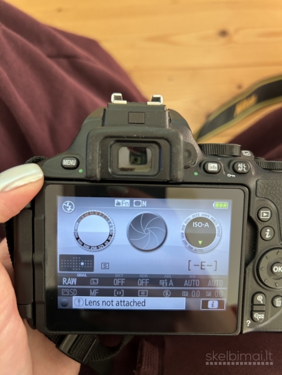 Veidrodinis Nikon d5600 fotoaparatas