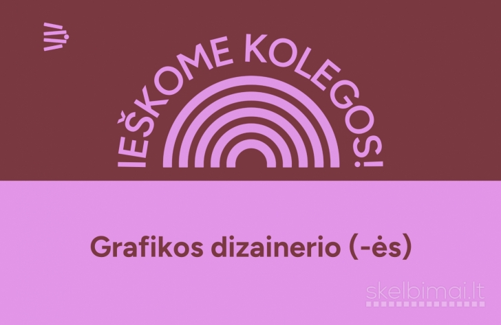 Grafikos dizaineris (-ė)