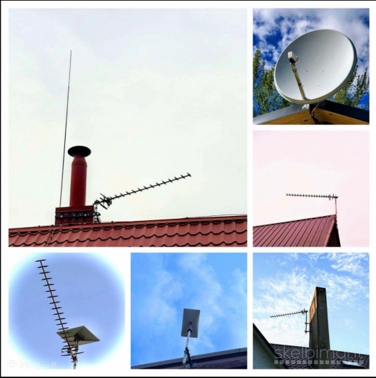 Televizijos antenų montavimas, remontas, derinimas. StarLink įrengimas.