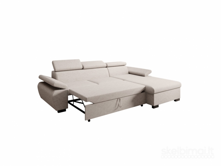 Kampinė sofa lovą