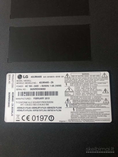 LG Full HD Smart 106.7 cm (42") TV Wi-Fi Black
