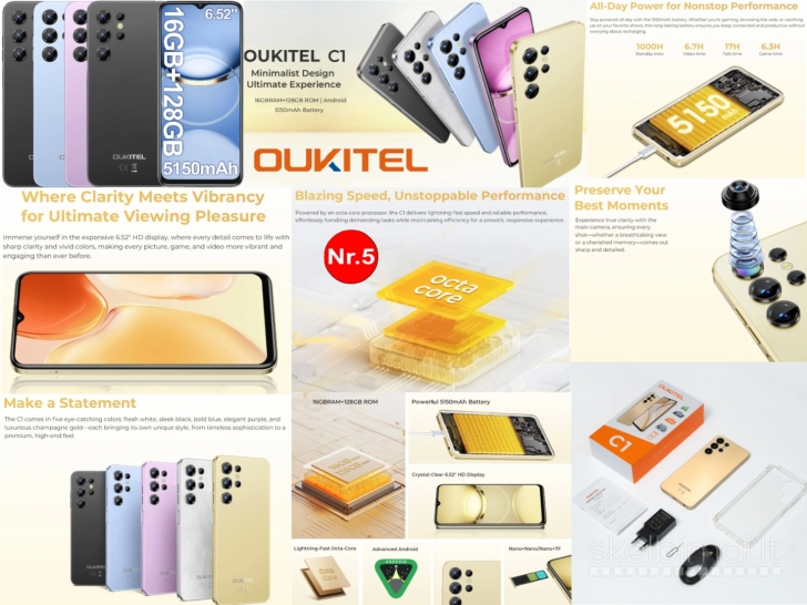 Nauji DOOGEE OUKITEL HOTWAV Telefonai Pigiau!