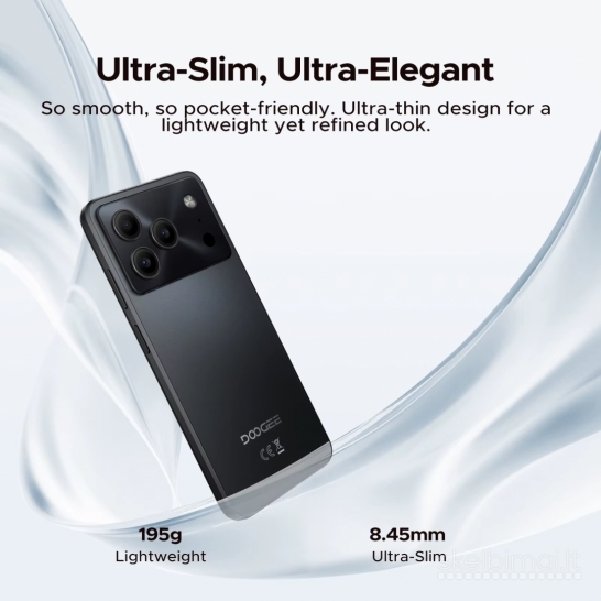 Naujas telefonas DOOGEE Note56 Pro, NFC, 128GB / 32GB, talpi 6150mAh baterija