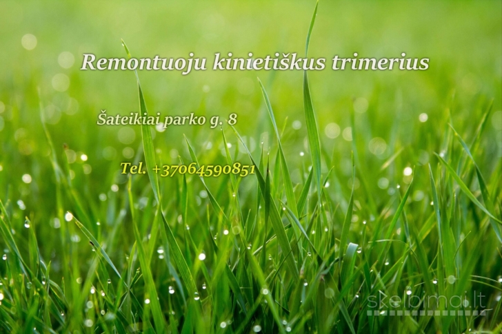 Remontuoju kinietiškus trimerius