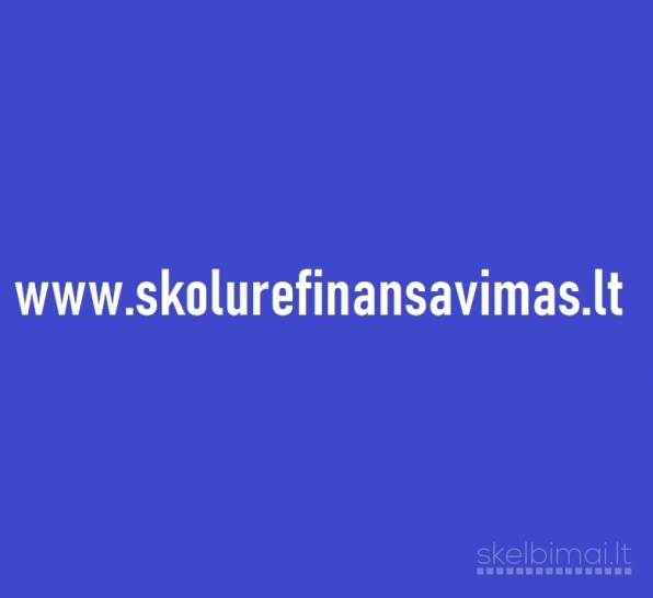 skolos, skolų refinansavimas internetu pigiau