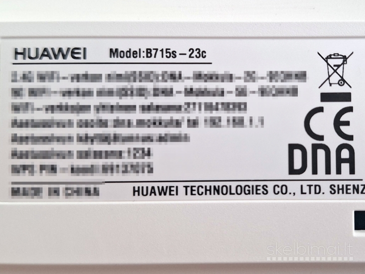 Huawei B715c-23c 4G LTE sim wifi modemas