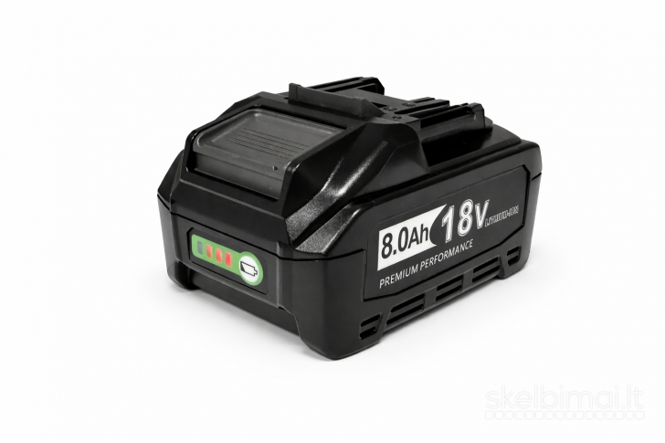 8ah baterija (suderinama su Makita 18v įrankiais)