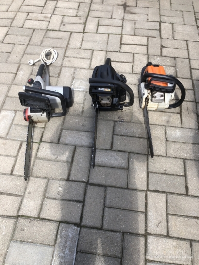 elektriniai ir benzo pjūklai