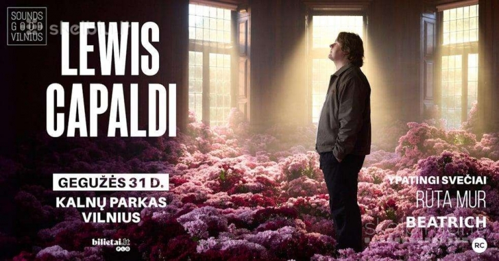 PARDUODU 4 BILIETUS I LEWIS CAPALDI