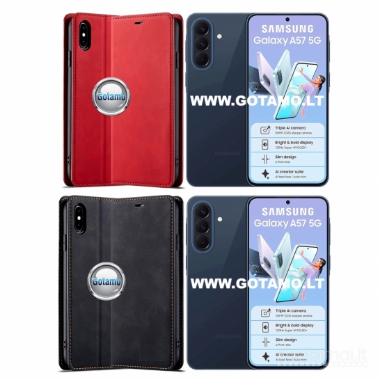 1156 Galant magnetiniai dėklai knygelės Samsung Galaxy A57