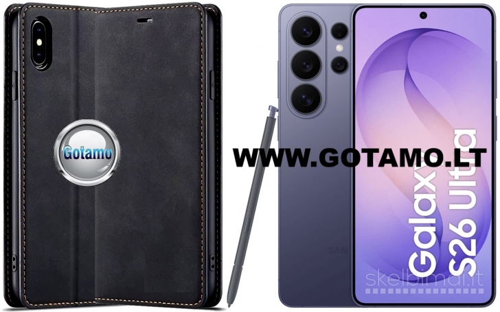 1159 Galant magnetiniai dėklai knygelės Samsung Galaxy S26 Ultra