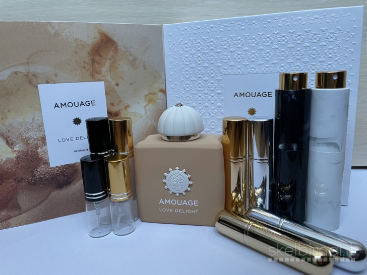 Originalių Amouage Love Delight (edp) dalybos į atomaizerius