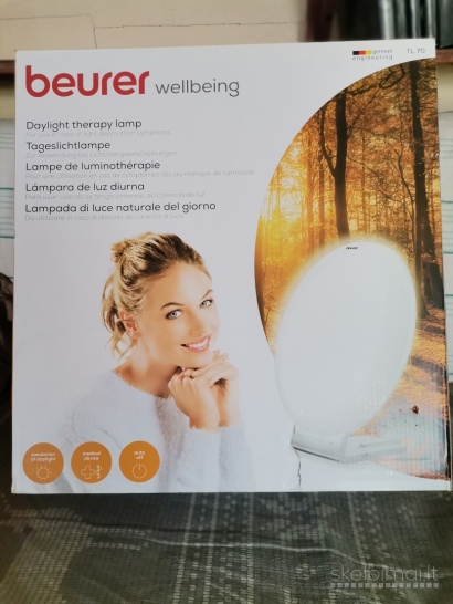 Parduodu naują dienos šviesos terapinę lempą Beurer TL70