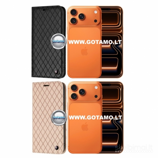 1165 Dalton magnetiniai dėklai knygelės Apple iPhone 17 Pro Max WWW.GOTAMO.LT