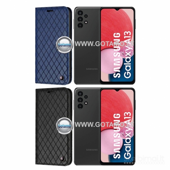 1167 Dalton magnetiniai dėklai knygelės Samsung Galaxy A13 WWW.GOTAMO.LT