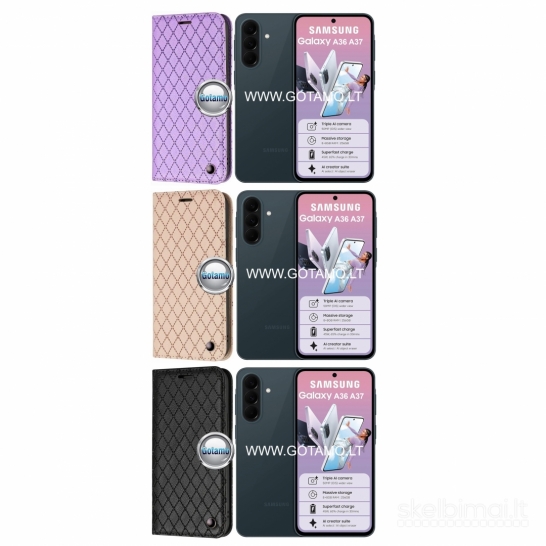 1172 Dalton magnetiniai dėklai knygelės Samsung Galaxy A36 / A37