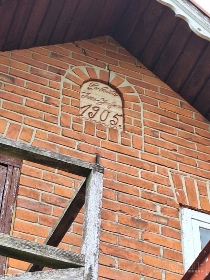 Tai senovinė Vokiška autentiška sodybos dalis