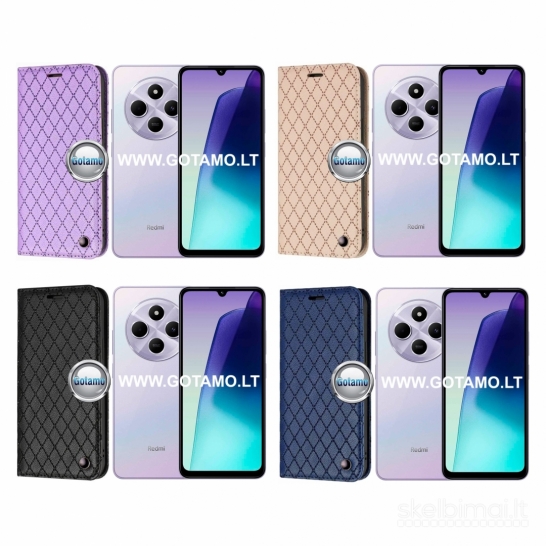 1175 Dalton magnetiniai dėklai knygelės Xiaomi Redmi 14C / A4 / Poco C75