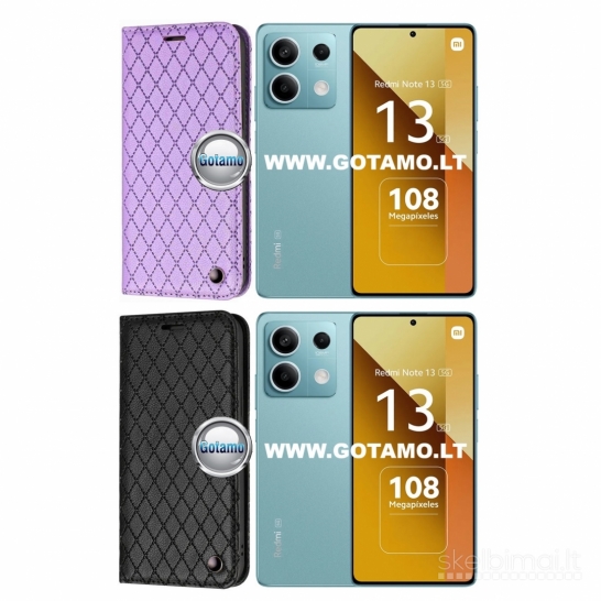 1179 Dalton magnetiniai dėklai knygelės Xiaomi Redmi Note 13 5G