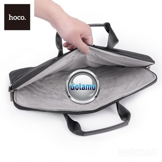 1181 Nešiojamo kompiuterio krepšiai 15.6" Hoco GT4 su diržu