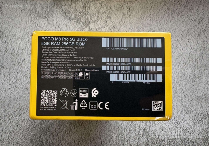 Xiaomi Poco M8 Pro I Naujas
