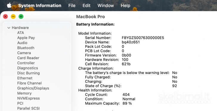 MacBook Pro 14 M3 Pro 18gb RAM / 512gb SSD.