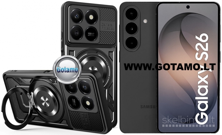 1191 B-Ultra MagSafe dėklas nugarėlė šarvai Samsung Galaxy S26